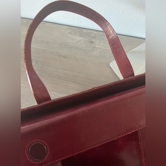 Vintage Monsac Cherry Red Shoulder Bag - Picture 13 of 13